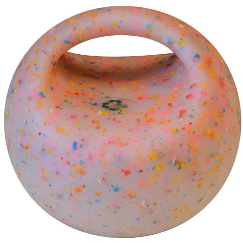 Trial Medizinball mit Griff Recycle | Recyceltes Material, Limitierte Stückzahl | Als Hantel, Medizinball, Kettlebell nutzbar | 19 cm | Dynamische Körperstärkung