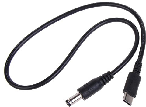 Newwyt UsbC TypeC a DC 55x25mm 9V 12V 15V 20V PD Cable de alimentación Convertidor Adaptador Línea para monitores LCD Broadcast Radio