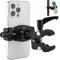 Mippko Handyhalterung für Golfwagen, Mikrofonständer, Wagen, Geländer, Lenker, Stange, passend für 8,9-19,1 cm (3,5-19,1 cm) iPhone/Nexus/HTC/LG/Smartphone, 360° Verstellbarer Clip, Halterung aus
