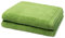 Möve - 2 teiliges Frottier-Set - Superwuschel (2 X Duschtuch im Set) - 520 g/m2 - Baumwolle - Walkfrottee - saugstark - weich und flauschig - Peridot