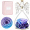 Miofula Ewige Rose Engel Geschenke für Frauen, Geburtstagsgeschenk für Mama, Ewige Blume Engel Glaskuppel, Echte Rose Geschenke für Mutter Oma Freundin zum Weihnachten Muttertag Valentinstag Jahrestag