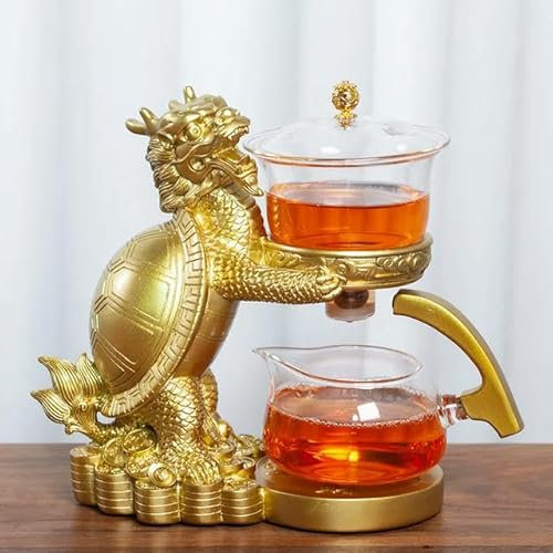 RAEF Glas Tee-Set Automatische Teekanne Tee-Ei Magnetische Wasser Umleitung Hitzebeständige Kungfu Tee Trinken Drachen Tee Maker