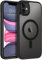 GaoBao Magnetic Designed for iPhone 11 Case, Fashion Slim Fit iPhone 11 Phone Case, [Compatible with MagSafe] Classic Shockproof Translucent Matte Protective Case Cover for iPhone 11 6.1 Inch, Black