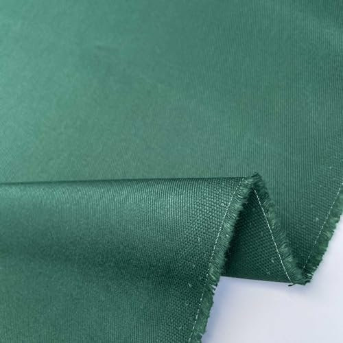 Plain Thick Cotton Drill Workwear Overalls Uniform Aprons Bags Garments Home Décor Fabric Material | 140 GSM | 60 - 150 cm Wide | per Metre (Bottle Green)