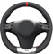 MEWANT Lenkradbezug Kompatibel mit Opel Corsa D OPC 2007-2015 per Hand Nähen Lenkradschoner