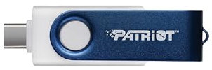 Patriot XPORTER X550 128GB USB 3.2 Gen 1 Type-A+C Flash Drive - Thumb Drive - Pen Drive - PS128GX550AAD