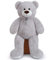 Sausudols Orso di Peluche Giant Teddy XL Orsacchiotto Grande 110 cm Peluche Giocattolo Regalo per Compleanno Natale e San Valentino Grigio