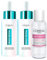 L'Oréal Paris Bright Reveal Anti-Flecken-Serum mit Niacinamid, sanfte Formel, gleichmäßig, glättend gegen Unvollkommenheiten für empfindliche Haut, 2 Flaschen à 30 ml + Mizellenwasser 30 ml