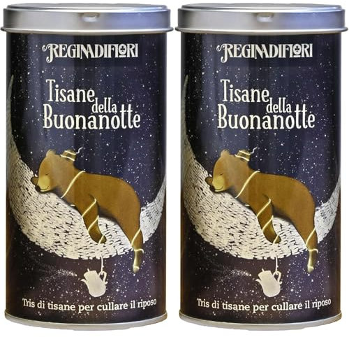 Set di 2 Lattine di Tisane della Buonanotte (24 filtri assortiti da 3gr)