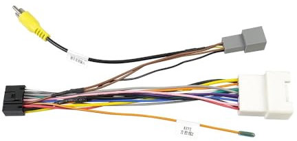 weevoo Autoradio 16-poliger Adapter-Stromkabel für Mitsubishi Outlander Xpander/Mirage Audio, 16-poliger Kabelbaum