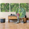 JELLE & JACOB Künstliche Pflanzenwand Indoor & Outdoor, Blumenwand Urban Jungle, 3er Set je 100x100 cm, pflegeleicht & langlebig - für Wohlfühl-Atmosphäre, Kunstpflanzen Wand, Green Wall, Pflanzen