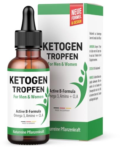 Ketogen Tropfen | dein zuverlässiger Partner | für Männer & Frauen | 10 ml Inhalt