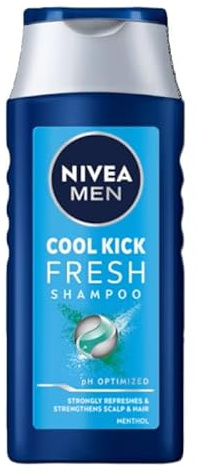 12er Pack - NIVEA Men Shampoo Fresh & Cool - für normales Haar - 250 ml