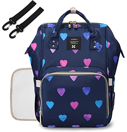 TRENDPLAY Wickelrucksack Baby-Wickeltasche – Reise- und Outdoor-Organizer, wasserabweisend, multifunktional, Mutterschaftstasche für Mama, Papa, groß