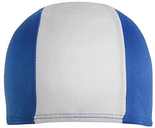 BrolloGroup Cuffia Piscina Poliestere Personalizzabile con Stampa PS 10612-Bianco/azzurro