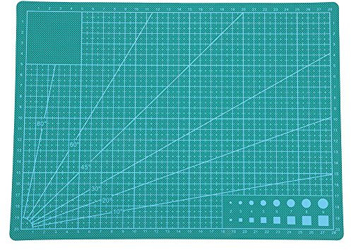 Schneidematte, Professionelle A4 Doppelseitige Langlebige Rutschfeste PVC Schneidematte Selbstheilende Handgemachte Schneidematte zum Nähen QuiltenSchneidematten