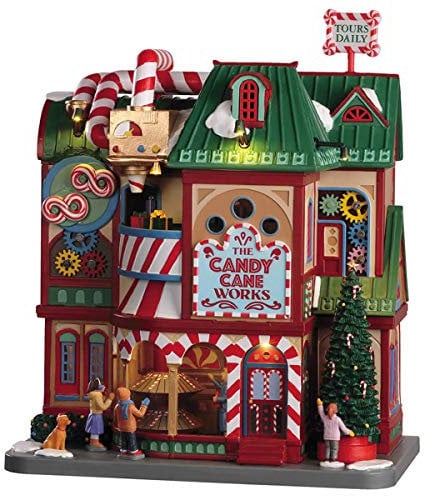 Lemax 05681-UK Christmas Village Sights & Sounds: The Candy Cane Works