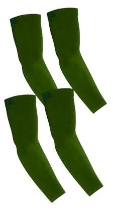 KUHNMARVIN UV Protection Cooling Arm Sleeves - UPF 50 Compression Arm Sleeves for Men/Women/Students for Elbow Brace, Baseball, Basketball, Football, Cycling Sports-Nude with Hand Cover