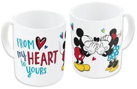 Minnie & Mickey Mouse Love Tasse, 325 ml