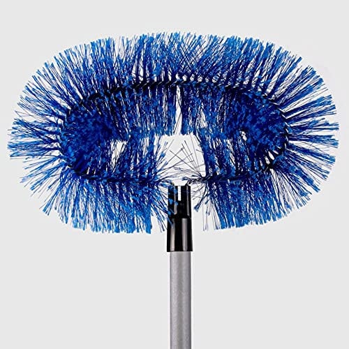 la Briantina Ragnatore Luxor per Ampi Spazi, Scopa Cattura Polvere per Ragnatele con Setole Piumate, Multicolore