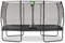 EXIT Toys Allure Classic Rechteckiges Trampolin - 244x427cm - Mit Fußschutzsystem - Mit Sicherheitsnetz - Wasserbeständig - Starkes Großtrampolin - Für alle Altersgruppen - Schwarz
