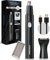 Pritech Tondeuse à Nez pour Hommes et Femmes, Rechargeable, Portable avec Tondeuse à Oreilles, Lavable Ipx5 Tondeuse à Oreilles et à Nez