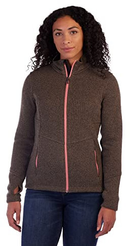 Spyder Damen Soar Fleecejacke, Silver, XS EU