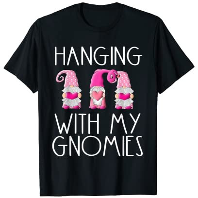 Nain de jardin amusant à suspendre avec mes nains de Saint-Valentin T-Shirt