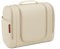 Travelaner Kulturbeutel zum Aufhängen für Damen, Herren und Kinder, 7 Liter Stauraum, 3-in-1 Kulturtasche, Kosmetiktasche für Reise, Waschtasche, Waschbeutel, Wasserabweisend, Crème-beige