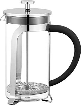 V I E R - Cafetera Francesa con filtro LIZ 350 ml (12 Onz) Prensa Café, Cafetera de émbolo. Cristal de Borosilicato de Filtro inoxidable 304 (18/10) en el interior.