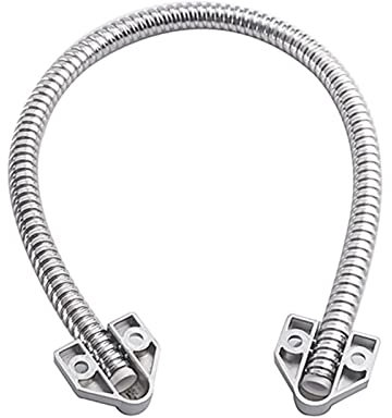 DAGIJIRD Door Wire Conduit Flexible Gooseneck Door Cable Protector Access Control Cable Door Loop Stainless Steel Exposed Mounting Sleeve