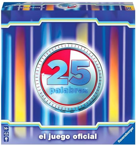 Ravensburger - 25 Palabras, Juego de Mesa para Toda la Familia, 4-10 Jugadores, Idea de Regalo para Adultos y Adolescentes 14+ Años, Versión en Español