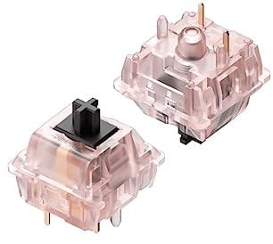 nuphy Gateron x Rose Glacier Switch, 5 Pin, Für mechanische Tastatur Halo65, Halo75, Halo96 110 Stück.