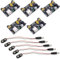WWZMDiB 5Pcs Breadboard Power Supply Module Input 6.5~12V Output 3.3V 5V for arduino Power Supply with 9V Battery Clip (5 Pcs)
