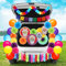 Panelee Halloween Kofferraum oder Leckerli Auto Dekorationen Kit Auto Torbogen Garage Dekoration Día De Muertos Halloween Auto Dekor mit Banner Papierfächer Luftballons Quaste für Outdoor Tür Garage