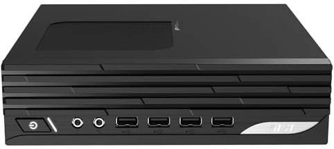 MSI Pro DP21 13M-652XEU - Ordenador de sobremesa, CPU i3-13100, UHD Graphics, 8GB RAM, 512G M.2 PCIe SSD, FreeDos, Negro