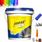 Peinture métallique antirouille à base d'eau, antirouille pour métal, peinture antirouille polyvalente, peinture tout-en-un à base d'eau, facile à appliquer (Orange)