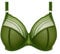 Elomi Women's Matilda Underwire Plunge Bra, Jungle, 38HH US