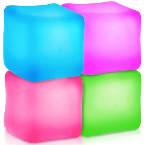 Pipihome Stressball für Erwachsene & Kinder, Würfel Doh Antistressball Fidget Toys, Cube Anti Stress Spielzeug Squishy Quetschball Anti Stress Bälle Sensory Squeeze Toy