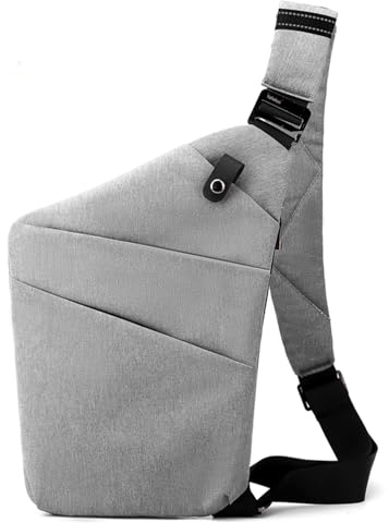 Borsa da viaggio antifurto, monospalla di grande capacità, borsa a tracolla al petto, alla moda, leggera, per viaggi e sport
