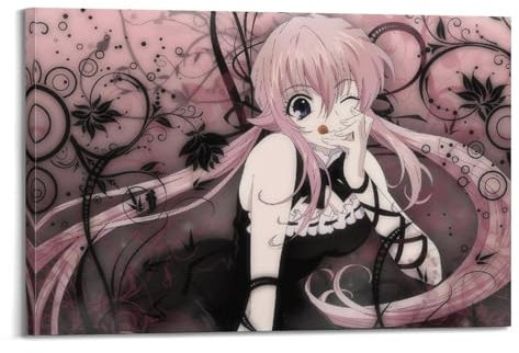 VZTTSVHE Mirai Nikki Gasai Yuno, Anime-Poster, Leinwandposter, Wandkunst, Dekoration, Wohnzimmer, Schlafzimmer, Dekoration, Poster, 30 x 45 cm, Rahmenstil