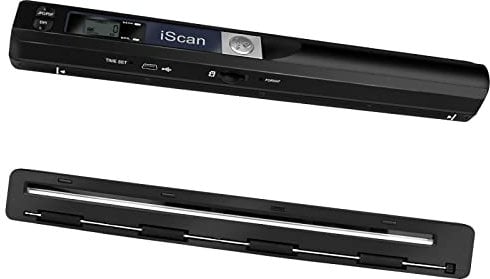 Portable Scanner for Documents, 900DPI USB Mobile Handheld Document Scanners, A4 Photo Scanners for JPG PDF Format with 16GB Micro SD Card TF Card