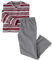 ATLAS FOR MEN - Pigiama in Micropile a Righe - 3XL