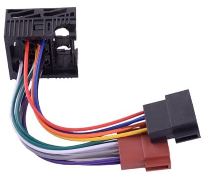 DYYOPRA Ersatzteile ISO Radio Adapter Schalter Kabelbaum Kabel Passend for BMW E30 E36 E46 E34 E39 E56 Z3 Z8 MINI Defender Freelander 2 Einfach zu ersetzen
