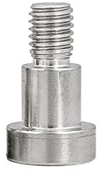 Haroar Tornillos de Cabeza de Queso ranurados de Acero Inoxidable SUS304 de 8mm de diámetro de Hombro M6 con Pernos de rodamiento de Rodillos de Hombro, 1 ud.(M6x3)