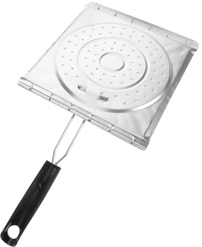 NULYLU Quesadilla Maker 2-in-1 Arepa Toaster Grillrost Mit Perforiertem Design Hitzebeständigem Kunststoffgriff Unbeschichtet Für Camping Küche Picknick