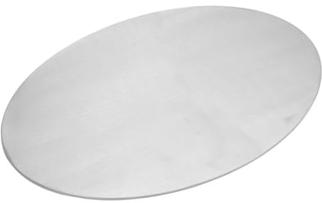 Oval Number Plate Aluminum 2.5mm Thickness for Customization, Rustproof Universal Plate for DIY Designs