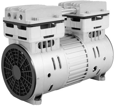 Luftkompressor, ölfrei, 1400 U/min, Luftkompressor, 220 V, tragbarer Luftkompressor mit Wärmeableitungslüfter, Druck 8 bar, für medizinische Kompressoren, Kühlkompressoren