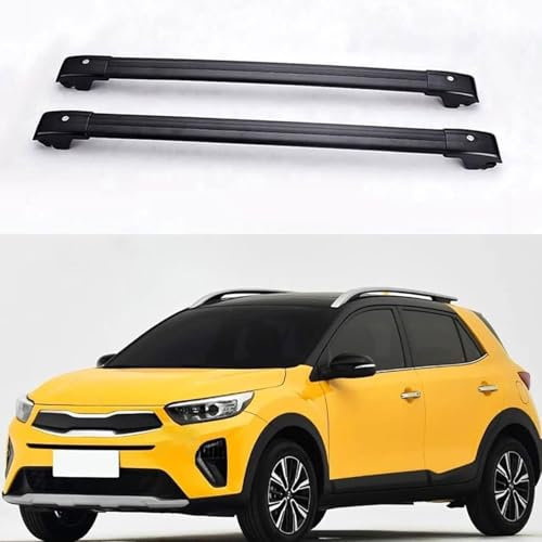 XPZBTV Dachgepäckträger-Querträger kompatibel für Kia Stonic SUV 2017 2018 2019, Dachreling-Querträger, Dachgepäckträger