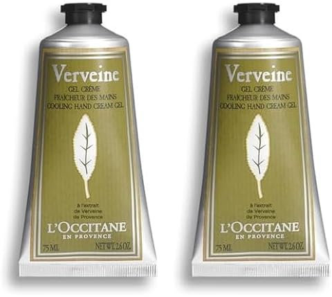 L'OCCITANE - Frische-Handcreme-Gel Eisenkraut - 75 ml - In Frankreich hergestellt (Packung mit 2)